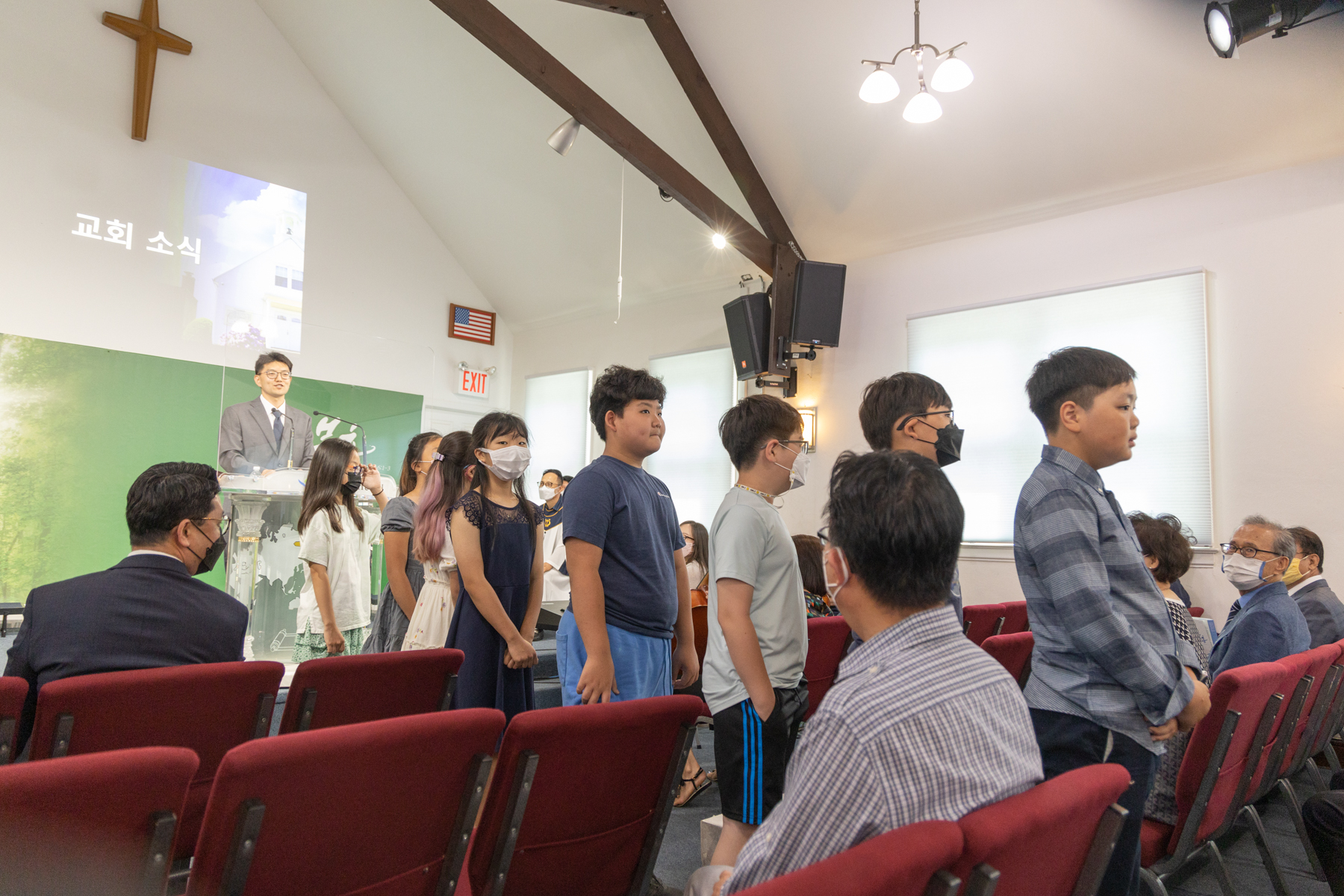 교회 학교 (초등부, 유치부 졸업, 2022년 6월 26일, 단비 예배)